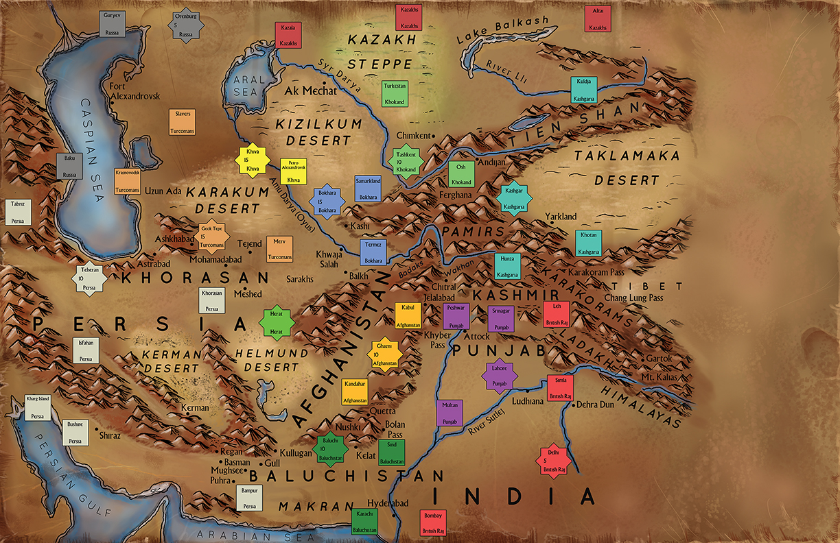 Fiction World Map