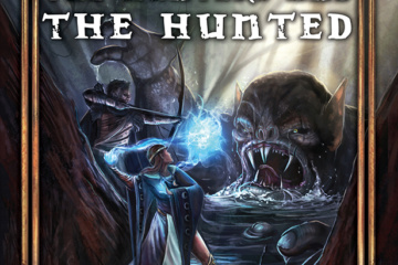 Book cover for Dragonband fantasy series of books, A vampiric troll attacks adventurers, a wizard and a ranger. Art by The Noble artist