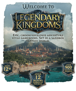 Legendary Kingdoms advert, fantasy ttrpg