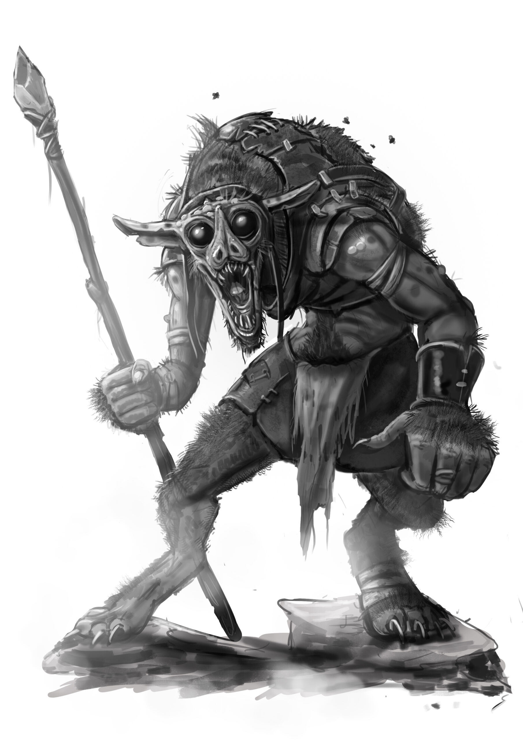 Grot, enemy fauna from fantasy book series byt The Noble Artist