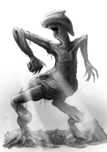 umbral concept art piece for a fantasy creature art by the noble artist