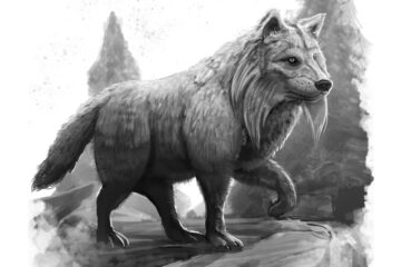 Fantasy wolf Creature concept by The Noble Artist