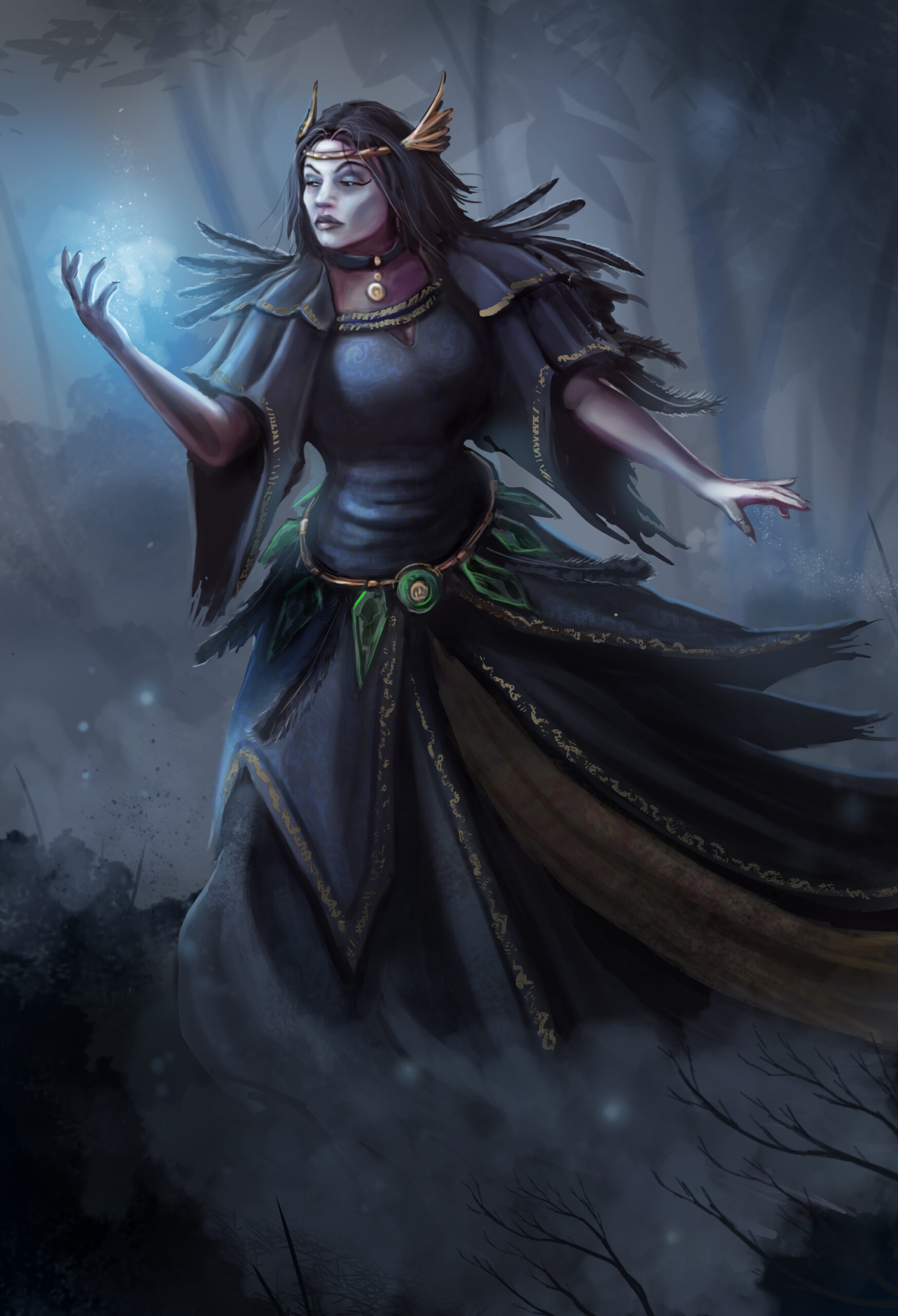 Morgiana Le Fay, an enchantress from Arthurian Legend