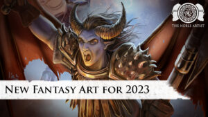 Fantasy art from 2023 by The Noble Artist