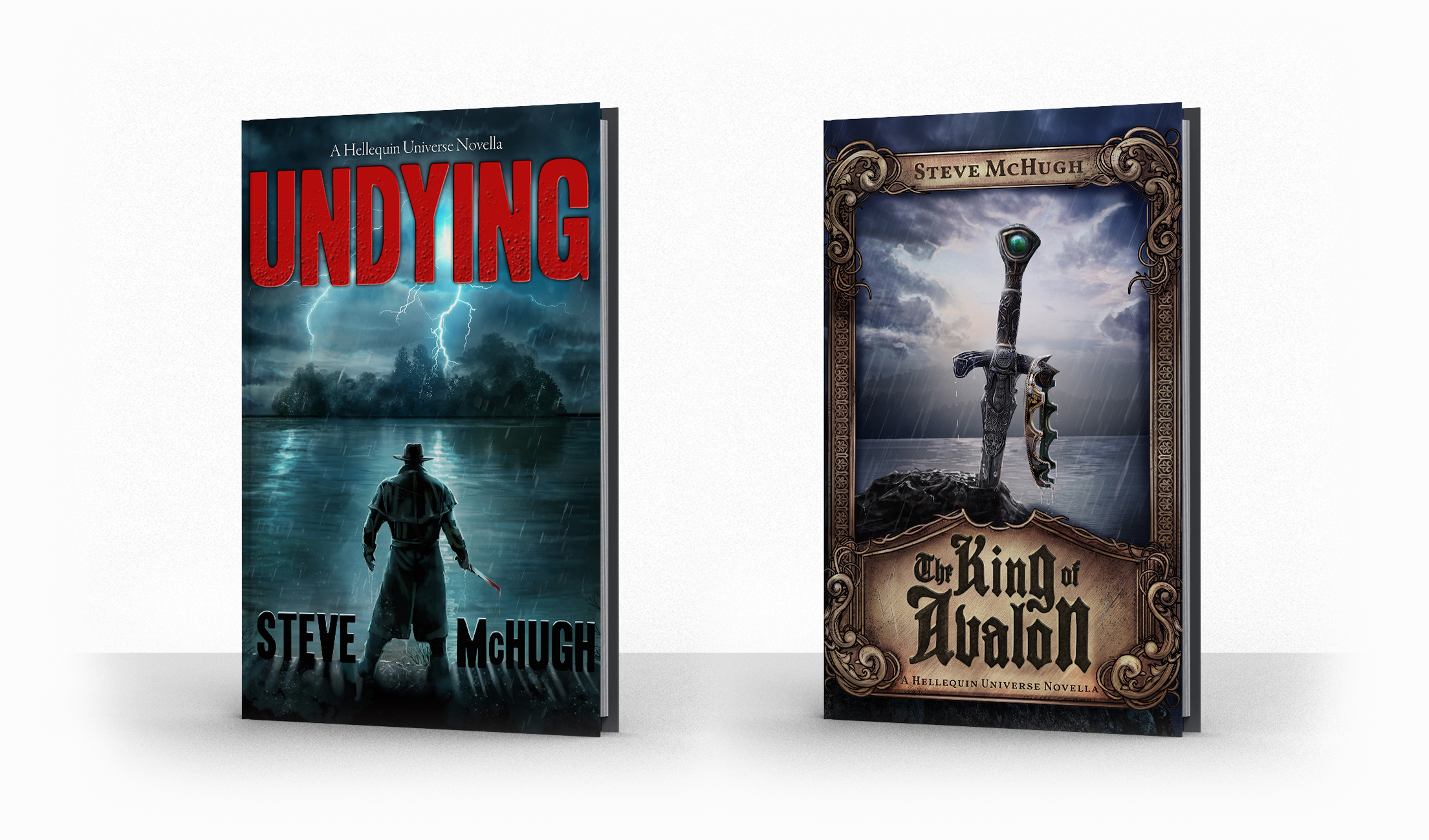 Fantasy and thriller illustrated book cover commission by The Noble Artist
